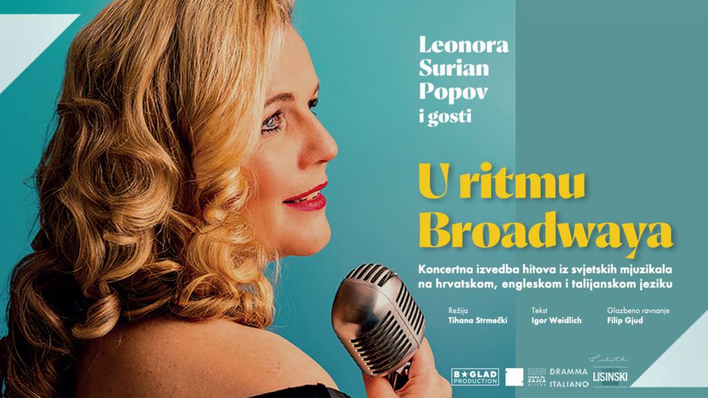 U RITMU BROADWAYA, koncertna izvedba hitova iz svjetskih mjuzikala